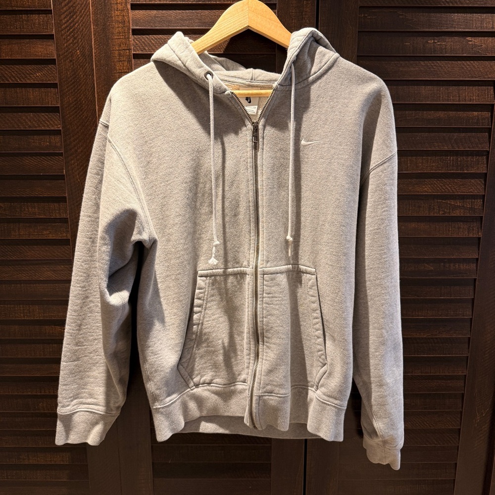 Nike Lab Heather Gray Hoodie with Zip